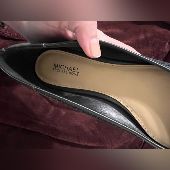 Michael Kors Pointed Toe Flats, Netting on the sides - Picture 2 of 5